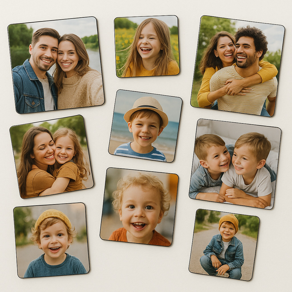 2.5" x 2.5" Custom Photo Magnets